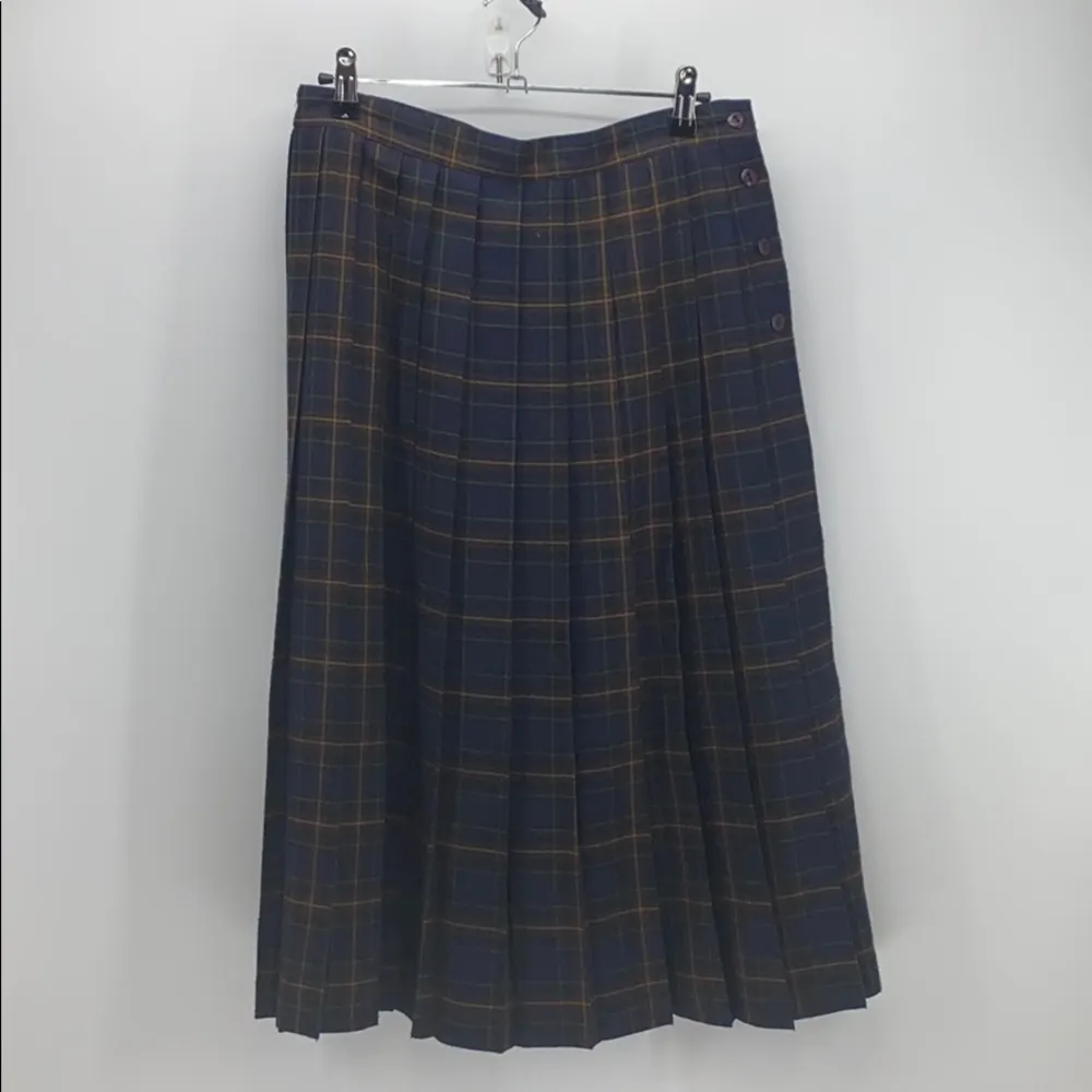 Vintage Liz Baker Essentials pleated skirt granny core academia preppy - Image 4