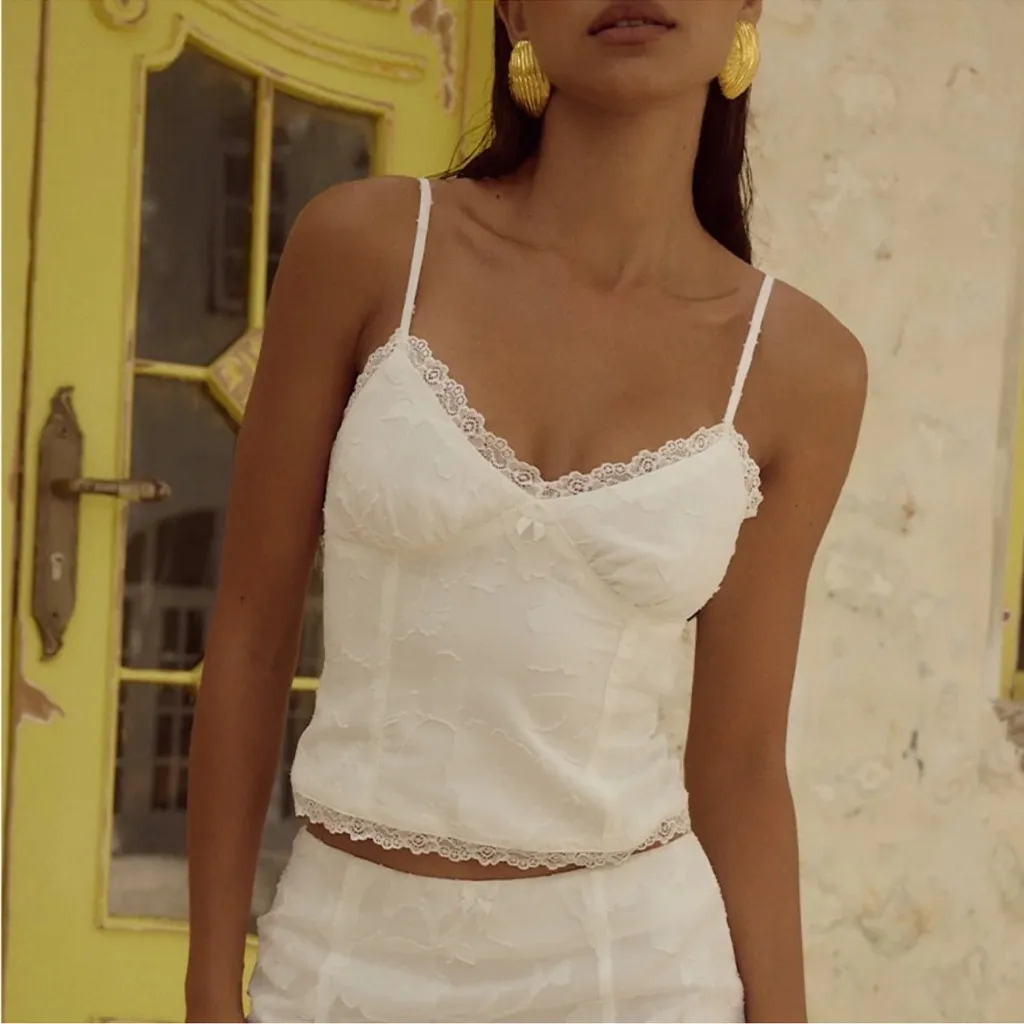 RUNAWAY THE LABEL - LARINA TOP - WHITE - Image 6