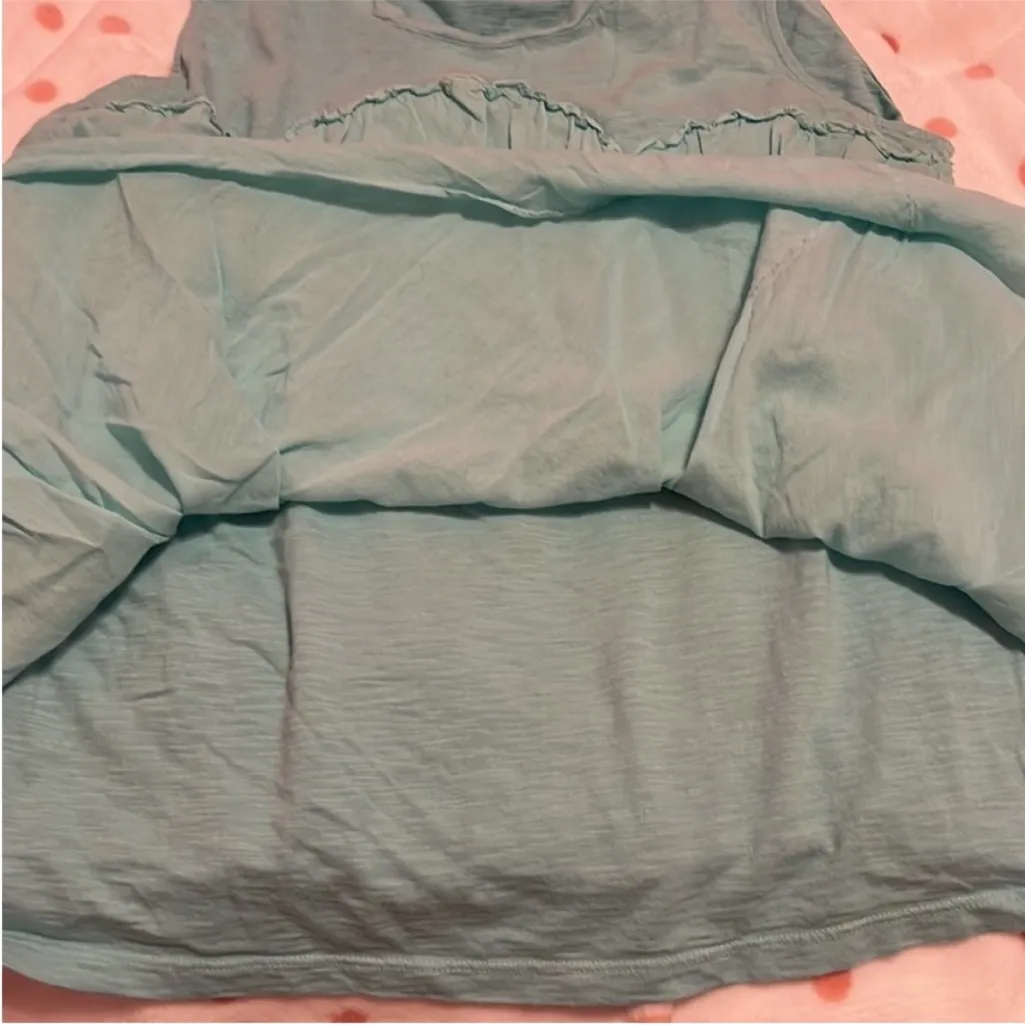 Style & Co. Aqua Blue Top - Image 4