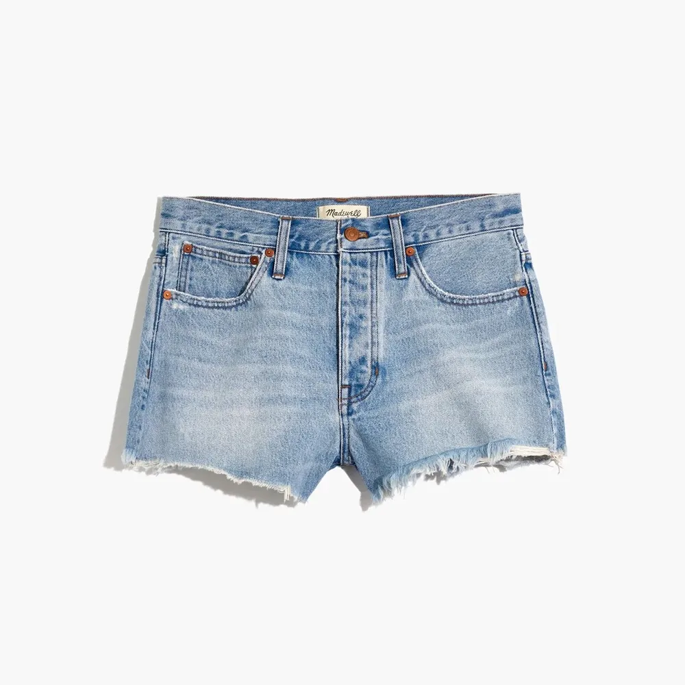 Madewell Women’s Relaxed Denim Shorts Relaxed Fit Light Indigo Wash Size 31 - Image 4