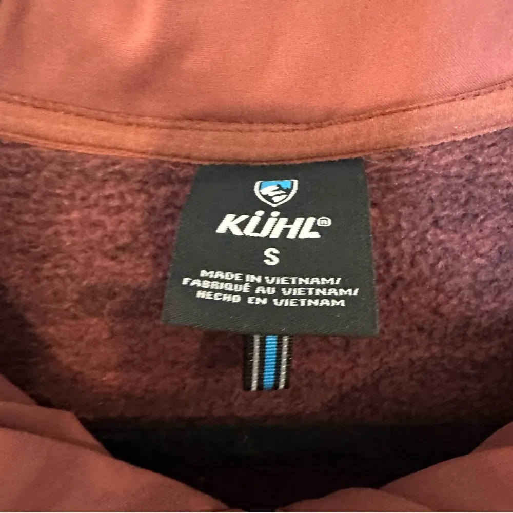 KUHL Ascendyr Quarter-Zip Fleece Sweater Women's size Small Rust outdoor jacket - Image 5