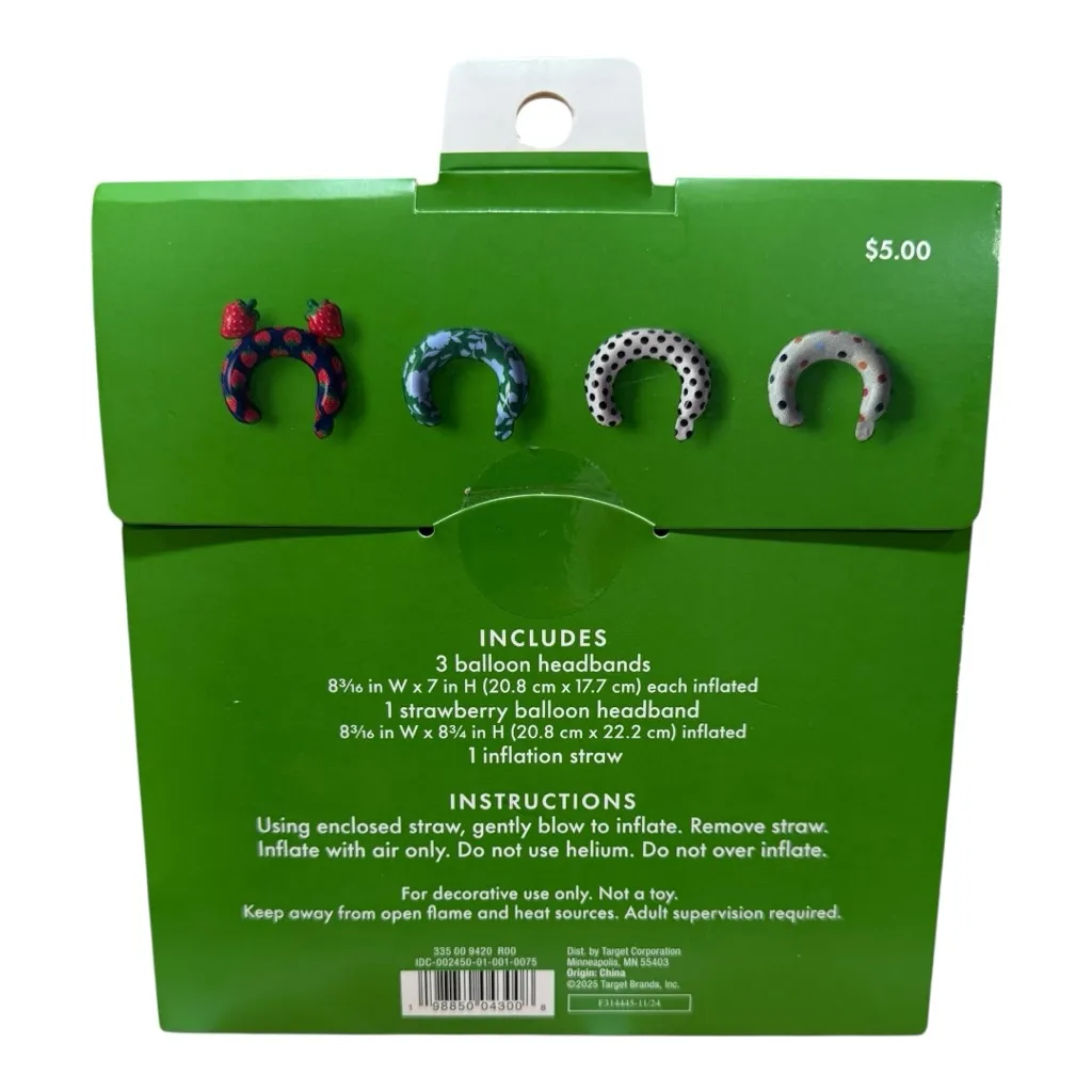 Kate Spade New York x Target Inflatable Headbands Set of 4 NWT - Image 3