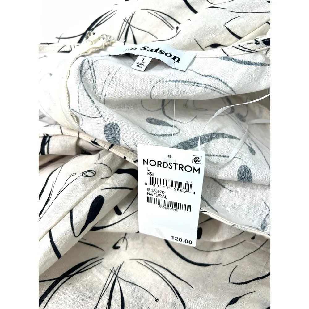 New En Saison | L | Dress Women's Front Cutout Puff Sleeve Matching Set NWT Size L - Image 4