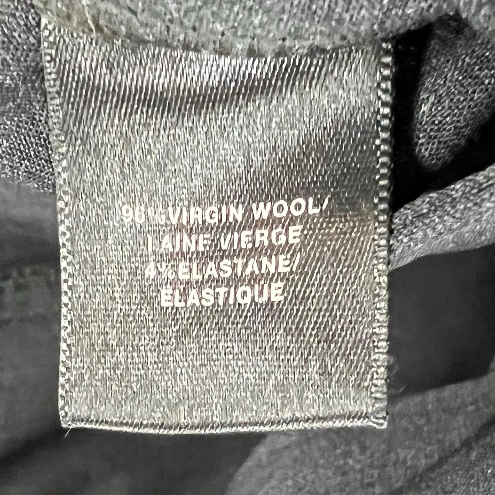 Lafayette 148 NY Irving Trouser Pants 6 Charcoal Gray Wool Stretch Quiet Luxury - Image 13