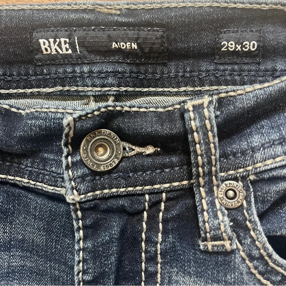 Buckle BKE Aiden Mid Rise Denim Jeans Womens 29x30 Medium Wash Stretch Bootcut - Image 8