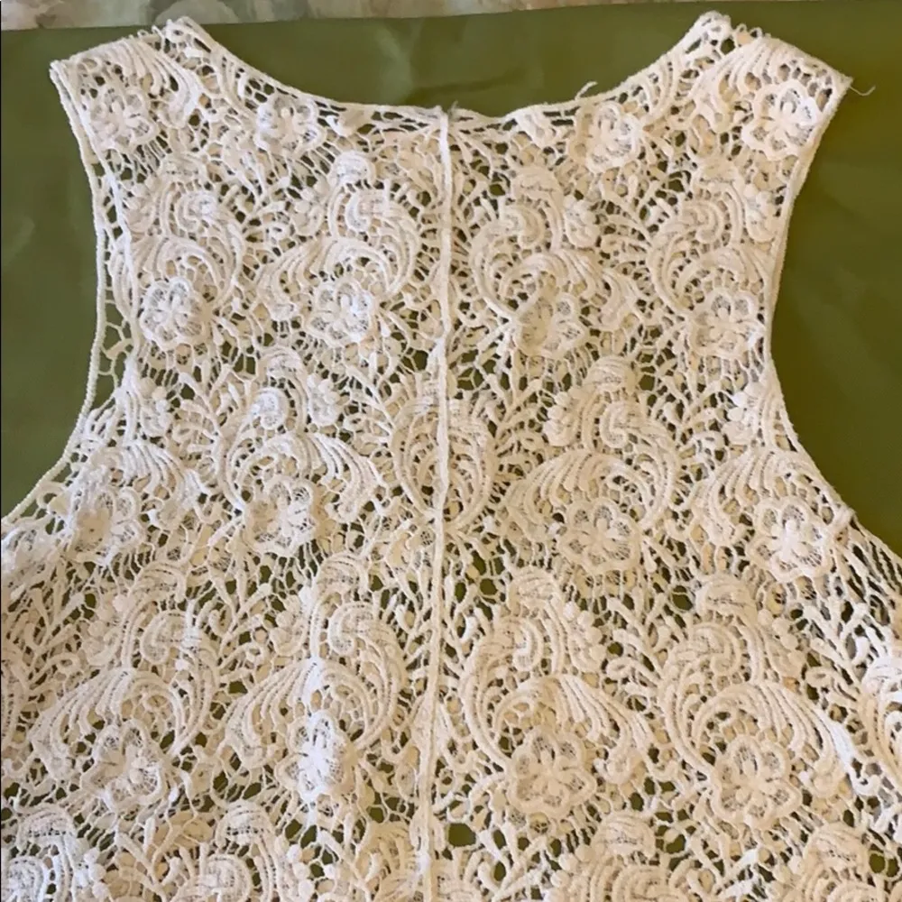 Coco + Carmen  Crochet ivory top - Image 6