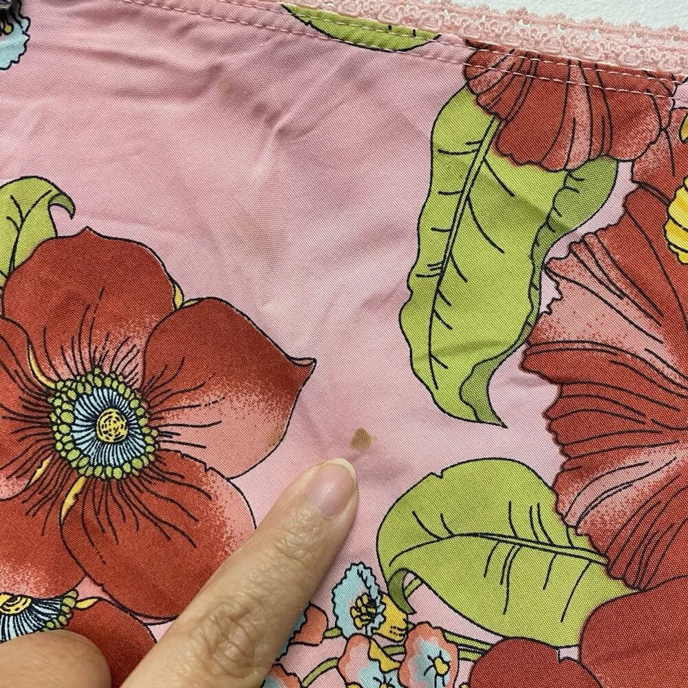 Y2k 2007 Women 14 Old Navy Skirt Pink Floral Cottagecore Country Feminine Spring - Image 2