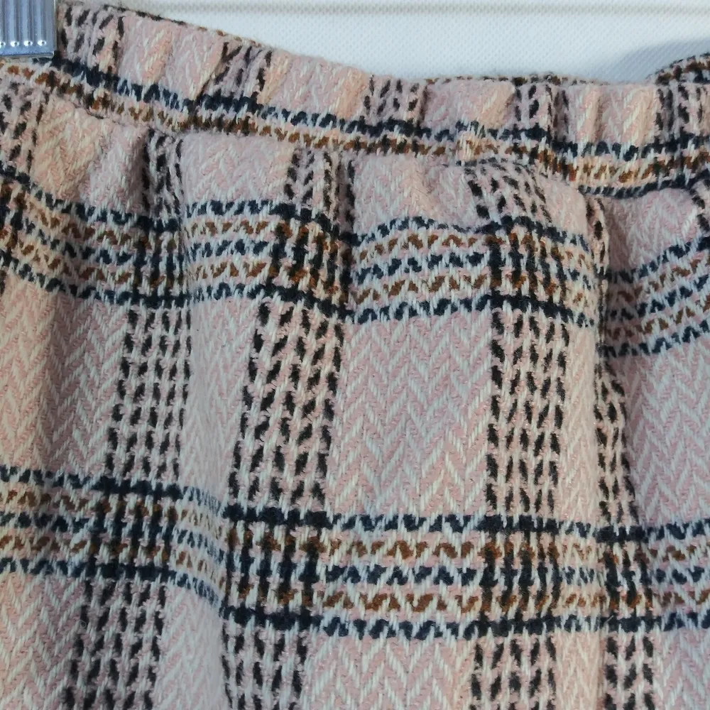 Wild Fable Pink Plaid Mini Skirt Clueless Academia Size L - Image 4