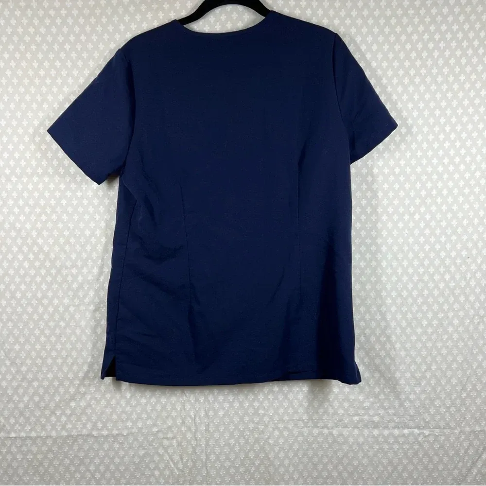 Figs‎ Dark Blue Casma Pocket Scrub Top - Image 5