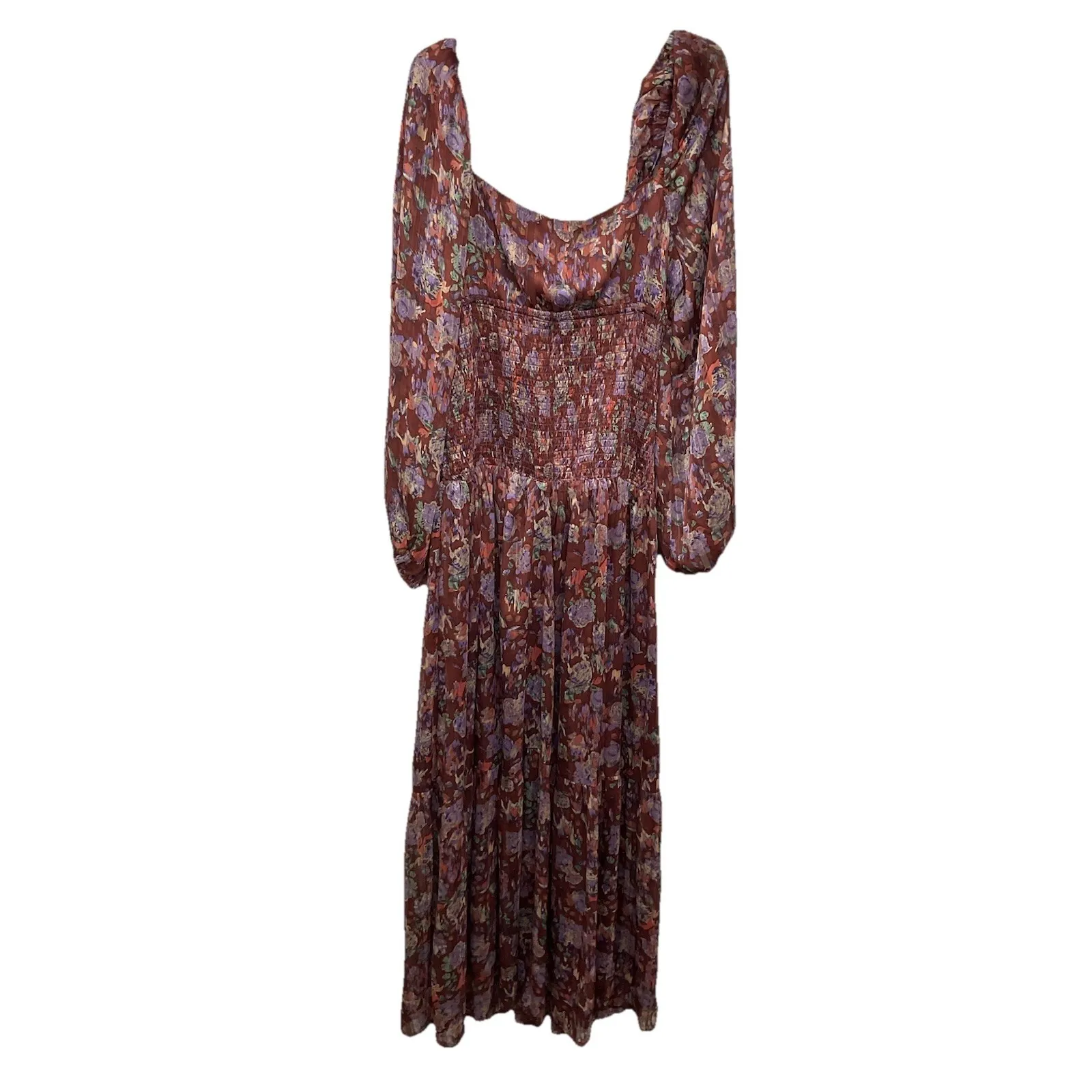 ASTR the Label ARLETTE FLORAL SWEETHEART Long Sleeve Maxi Dress Size M Size M - Image 6