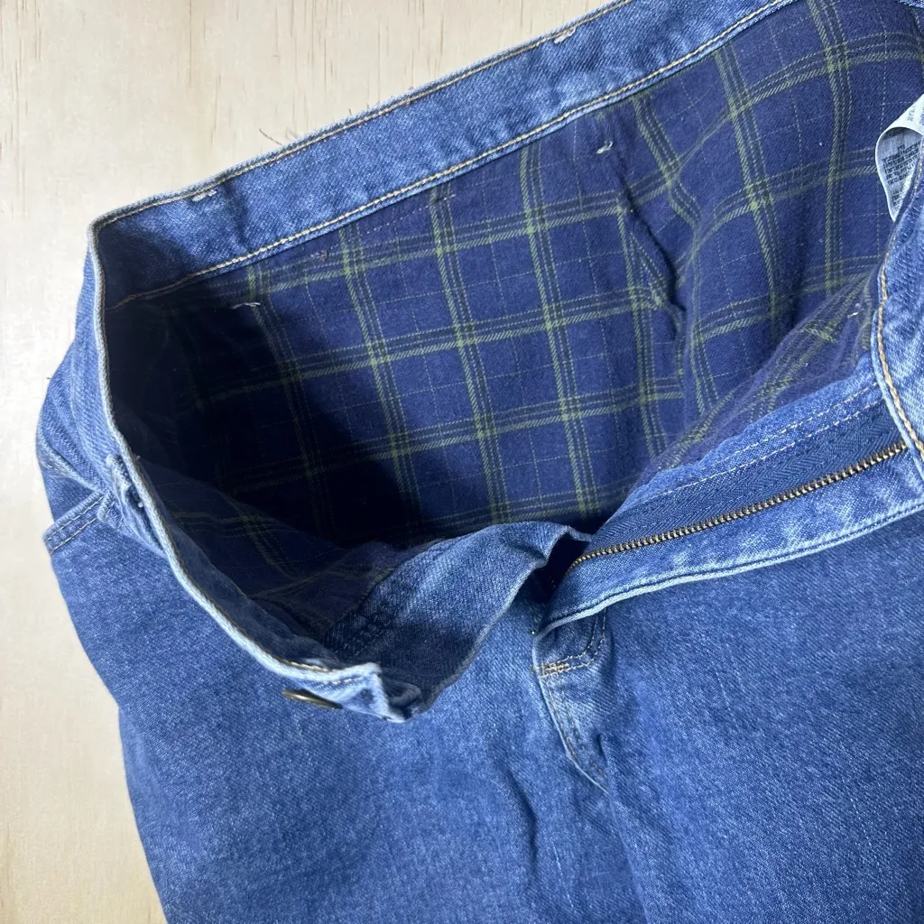 Wrangler Rugged Wear Jeans Flannel Lined Women’s Size 9 Inseam 32” - Image 12