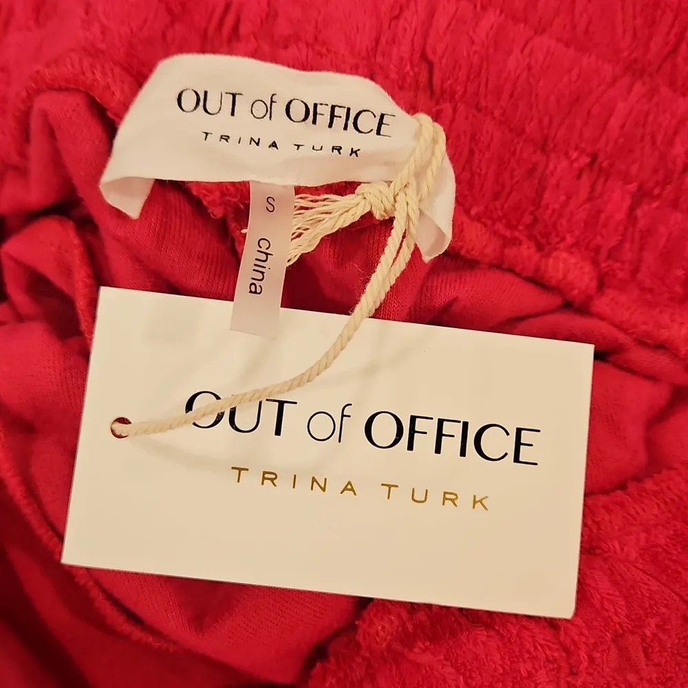 💕TRINA TURK💕 Effortless Textured Floral Short ~ Pink Peppercorn XS NWT - Image 7