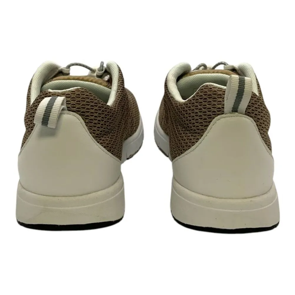 Propet TravelWalker II Walking Shoe Taupe Mesh US Women's 6 B(M) Brown - Image 6