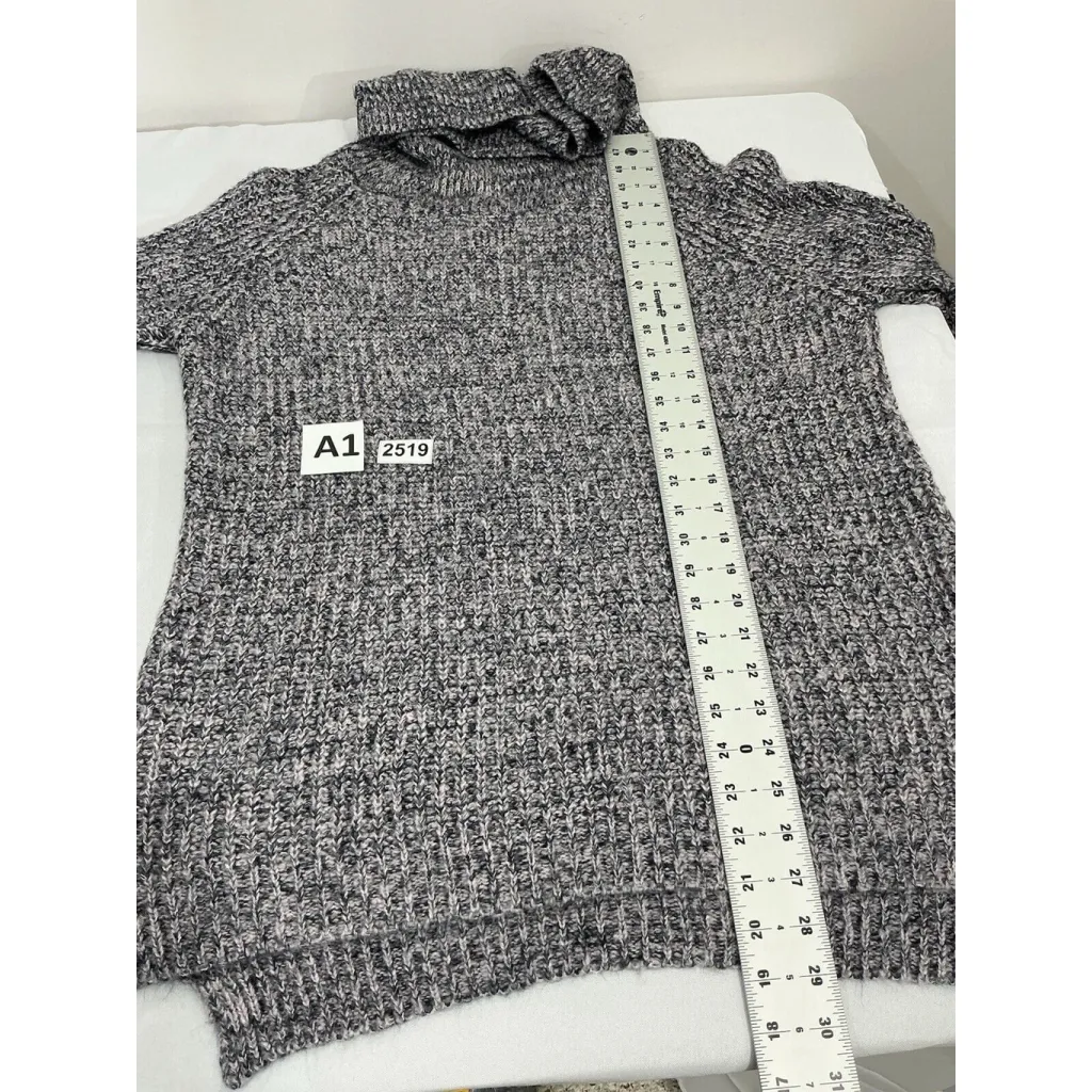 Womans Olive & Oak Knit Pink Purple Pullover Cowl Neck Sweater Large - Image 7