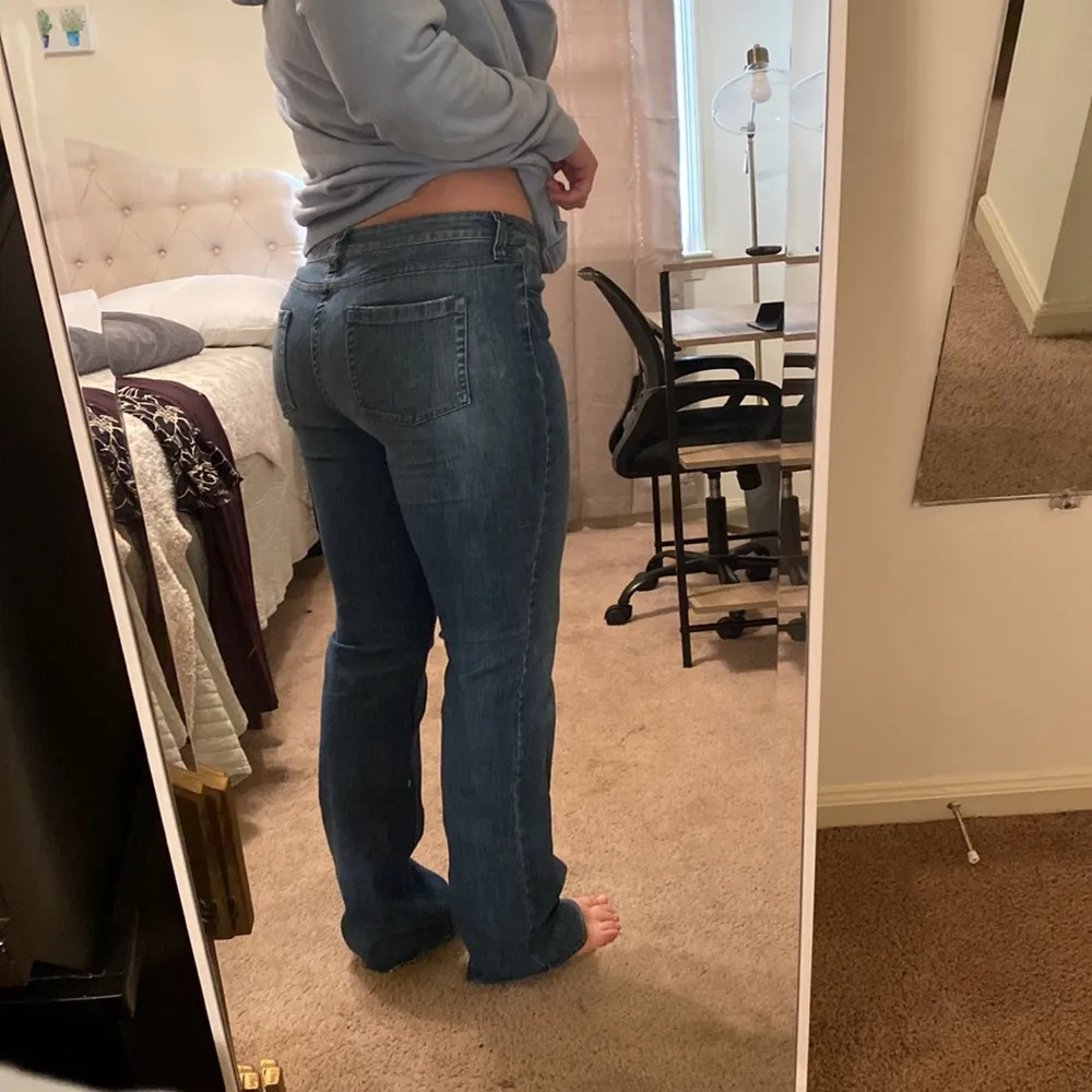 New York & Company Curvy Low Rise Bootcut Jeans Size 10 Tall - Image 2