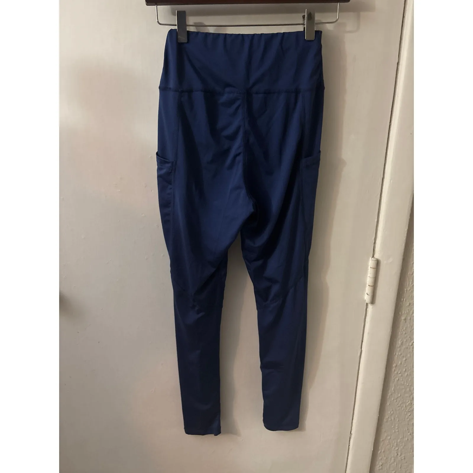 SHEIN  Blue Workout Leggings S Exercise Athleisure Athletic Gym Activewear Cozy - Image 2