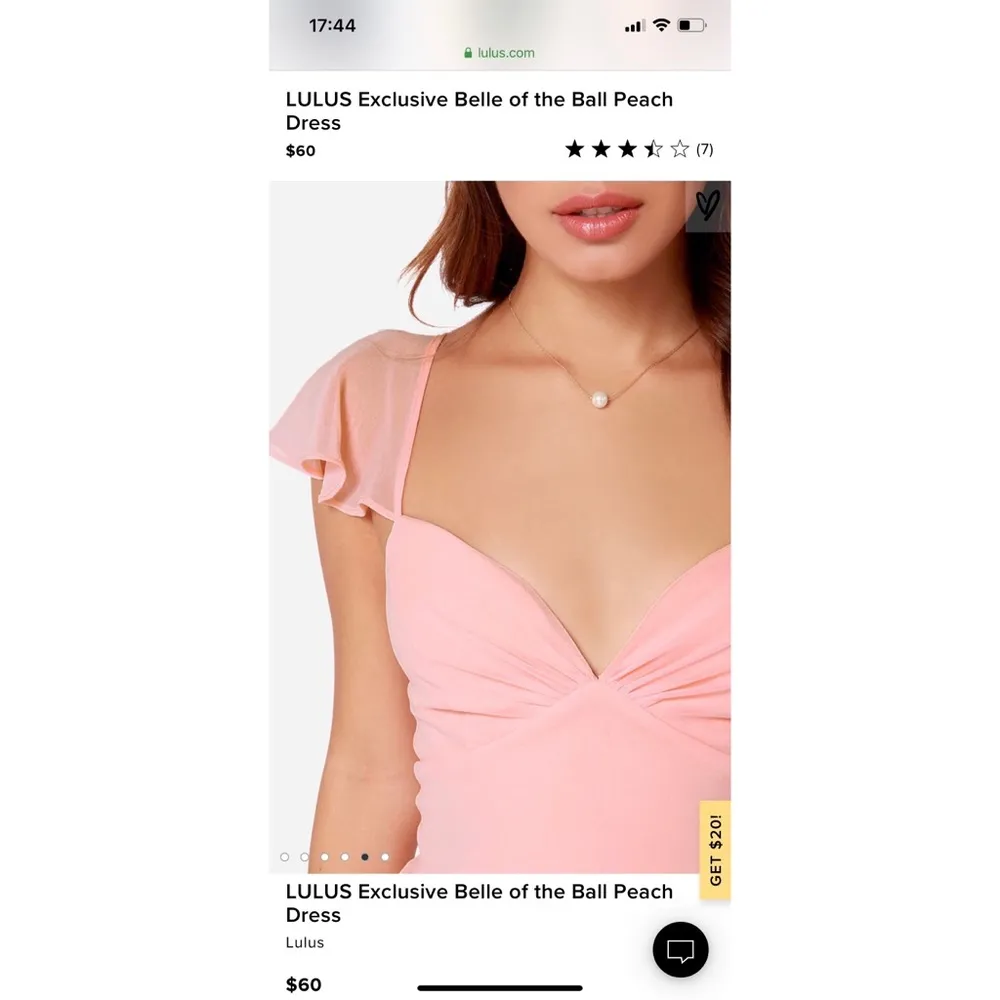 Exclusive Belle of the Ball Peach Dress - Image 5