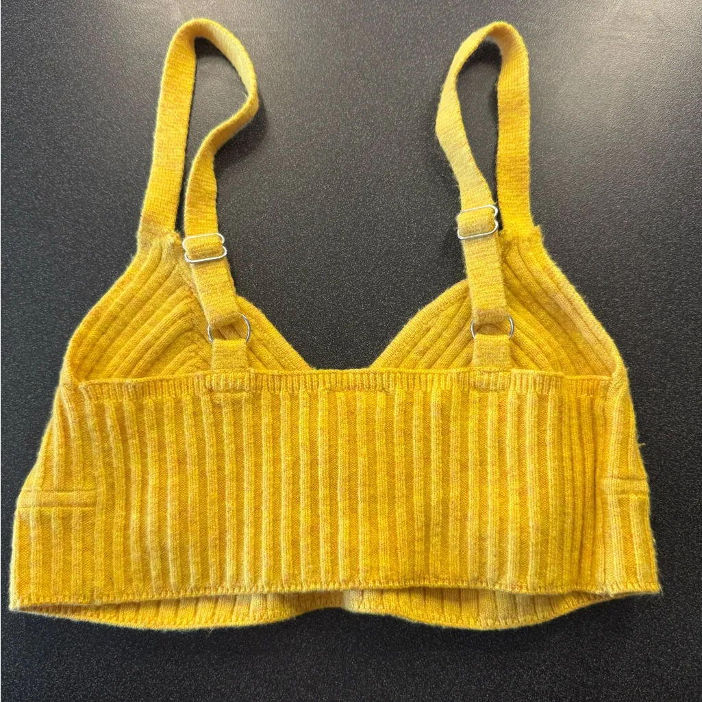 Wild Fable Ribbed Camisole Trio - Black, Yellow, Green - Image 3