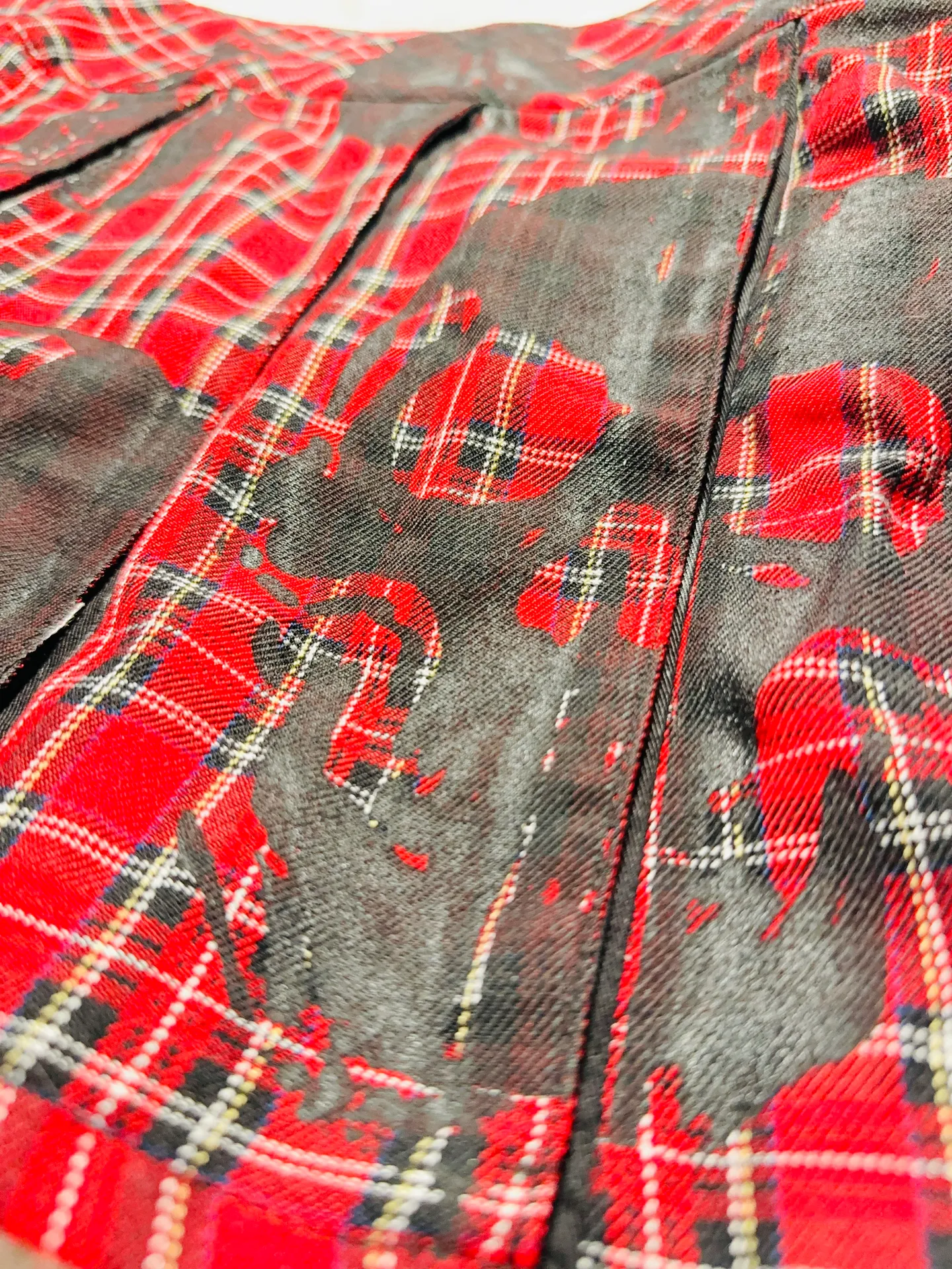 Plaid Skull Skirt - Image 11