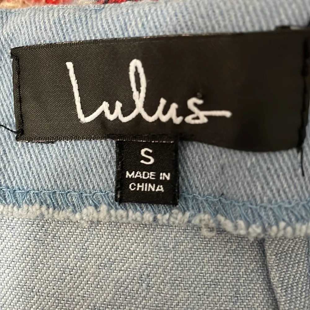 Lulus Like a Dream Light Wash Denim Mini Skirt - Image 4