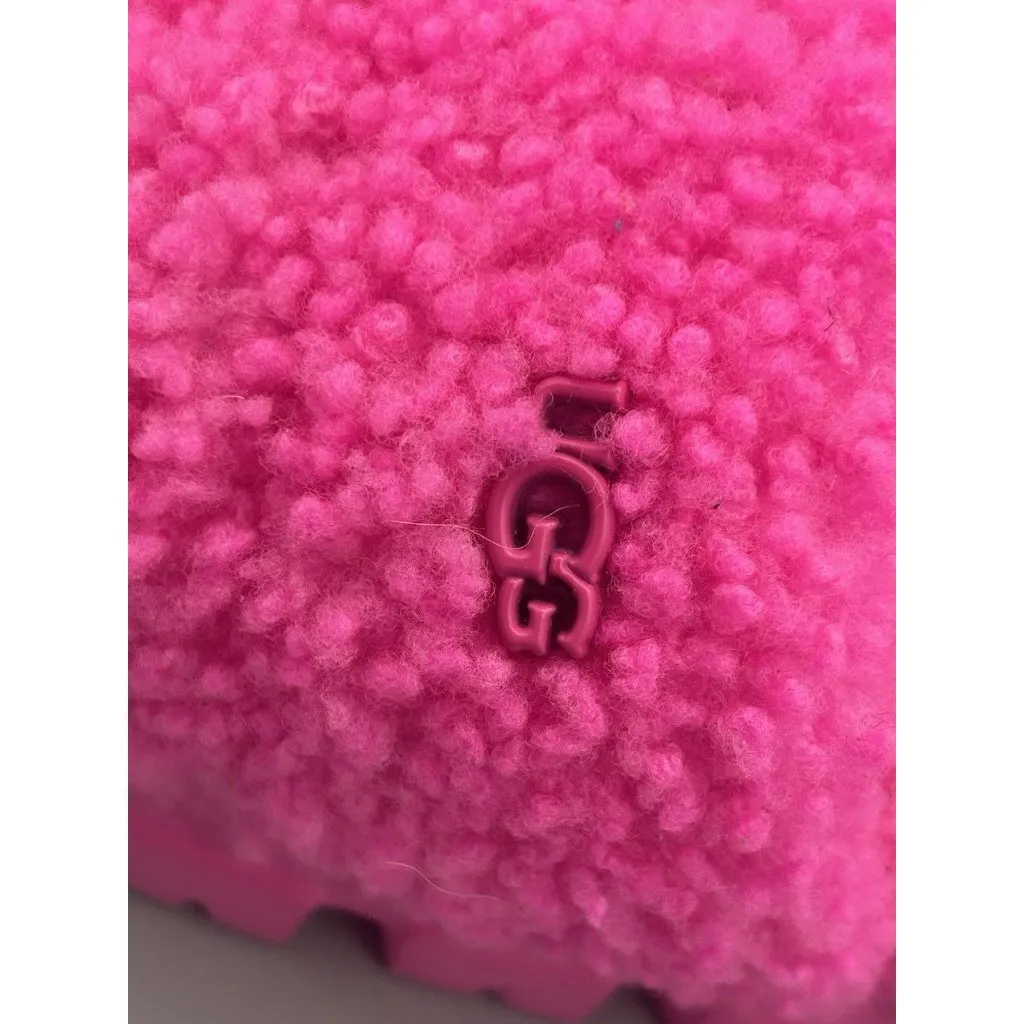 UGG COZETTA CARNATION CURLY SHEEPSKIN COMFORT SLIPPERS, Sugar Sole WOMEN US 7 - Image 5