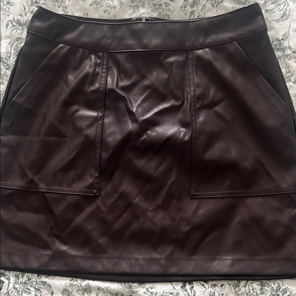 A New Day  Dark Brown Mini Skirt - Image 3