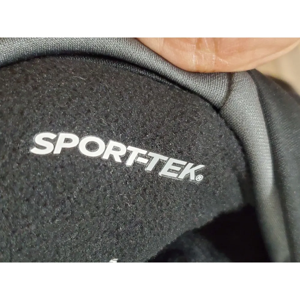 Sport-Tek Womens Black Long Sleeve Hooded Bulldogs Logo Activewear Jacket Small - Image 8