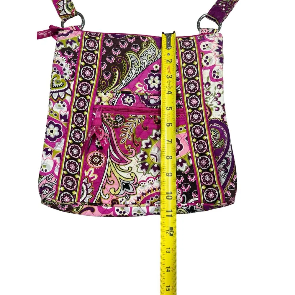 Vera Bradley Pink Paisley Breast Cancer Awareness Crossbody Bag - Image 5