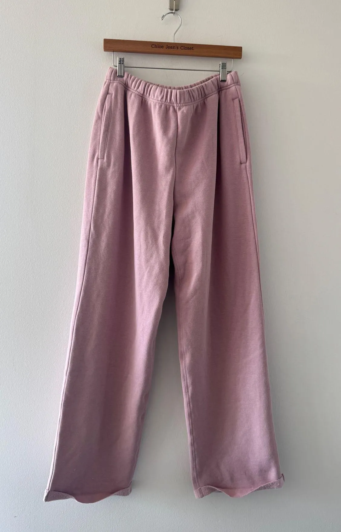 Skims Cotton Fleece Sweatpants - Image 3