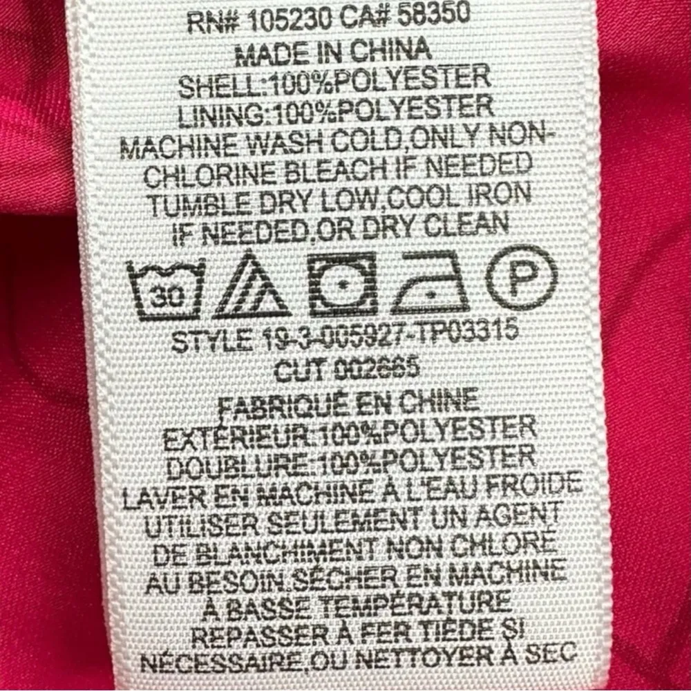 joie NWT Hot Pink Floral Blouse Size L - Image 7