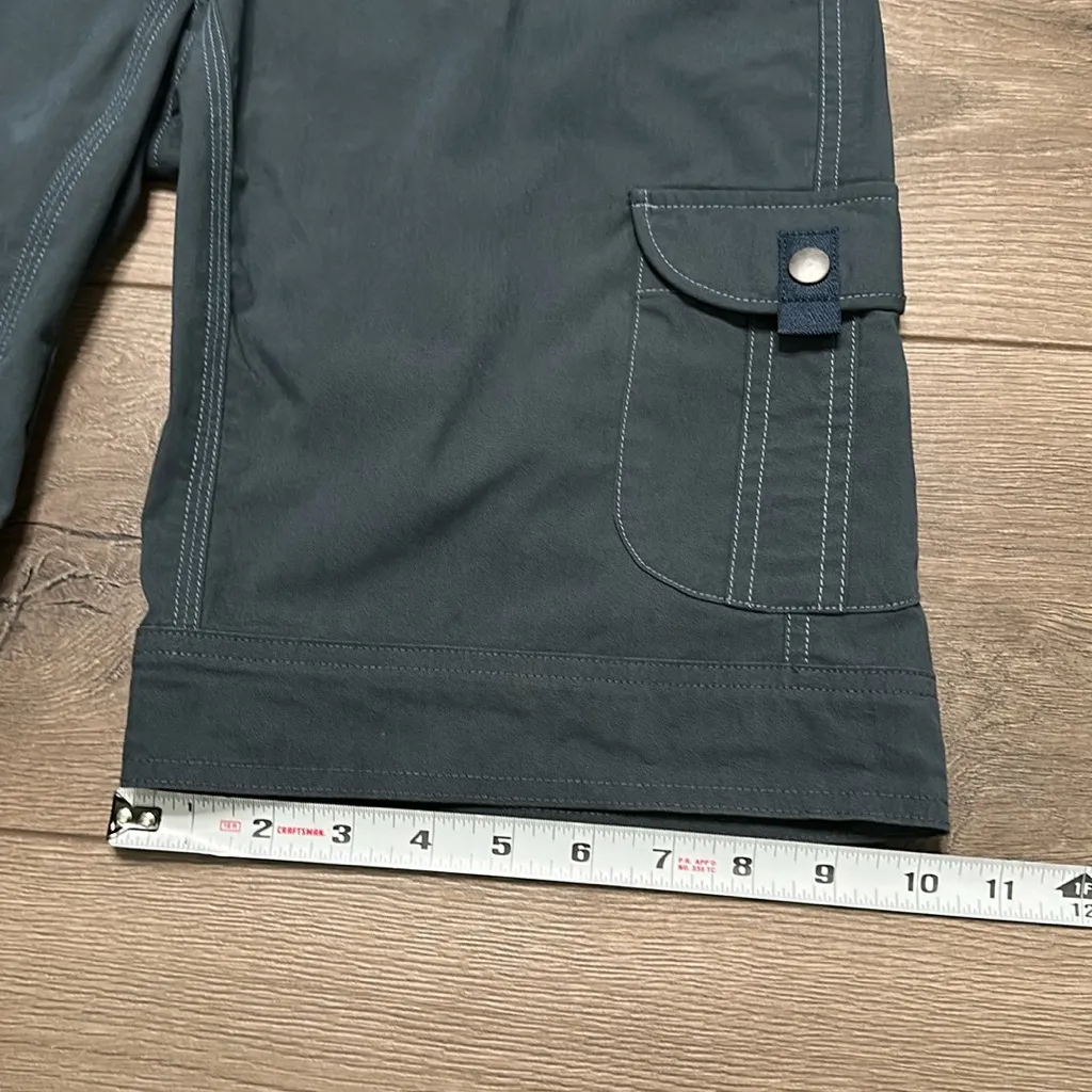 Kuhl Splash Bermuda Cargo Hiking Trail Shorts Blue‎ Green Size 10 - Image 11