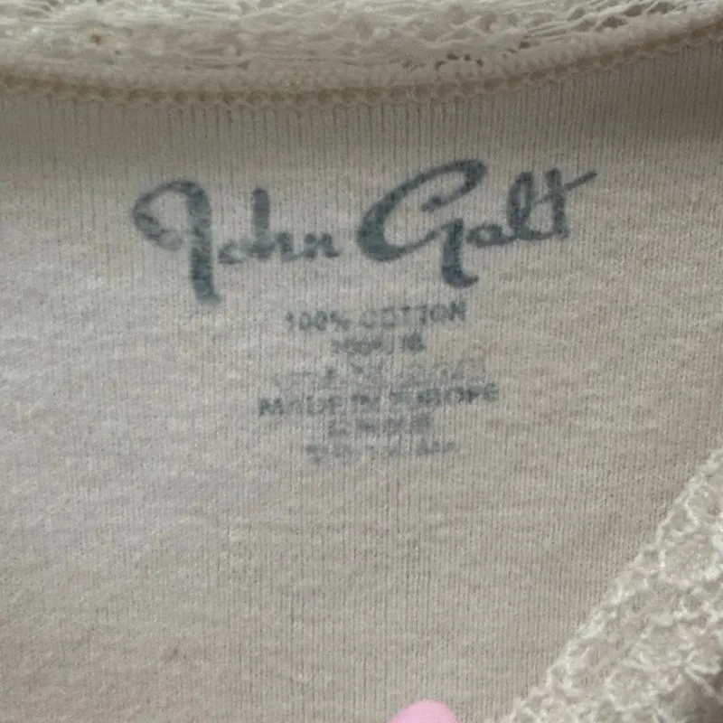 Brandy Melville John Galt Angel Cupcake Lace Trimmed Tank Top one size - Image 4