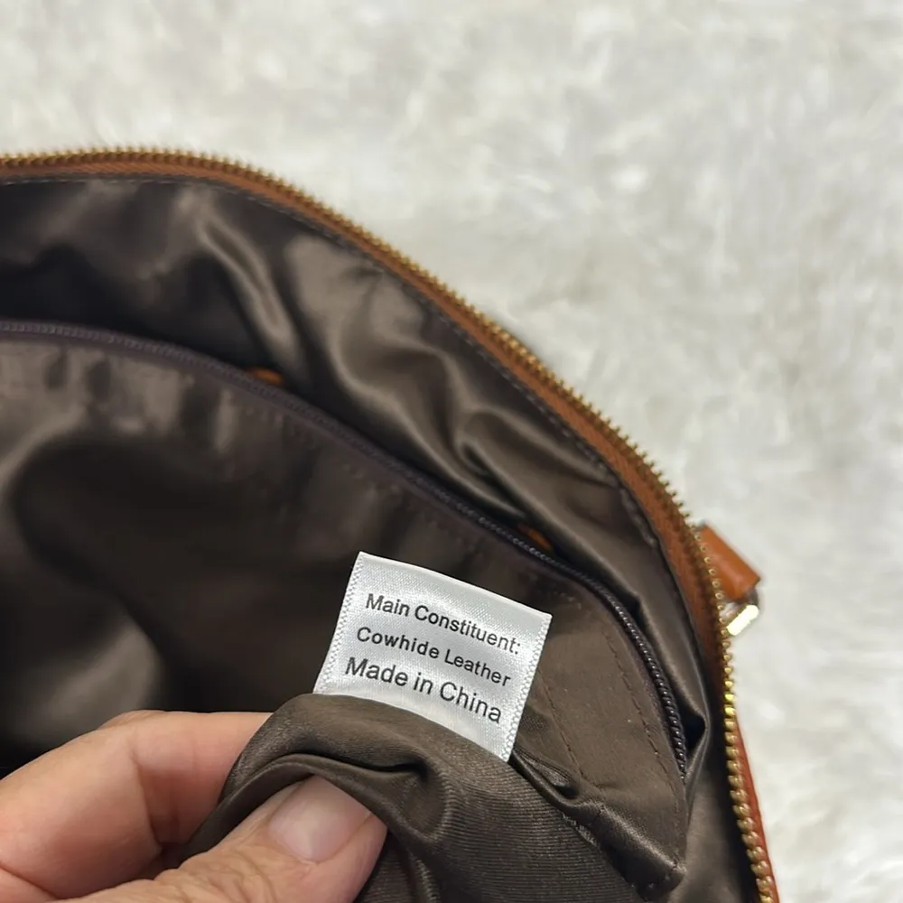 Kattee Genuine Leather Tote Bag Large Brown Designer Minimalist Chic Versatile Tan - Image 7