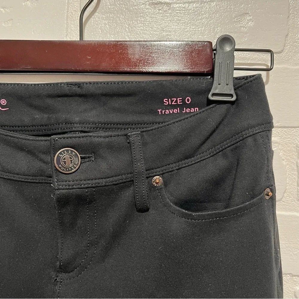 Lilly Pulitzer Black Travel Jeans - Image 7