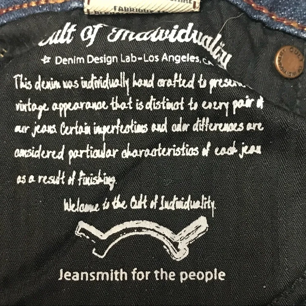 Cult of Individuality Bohemi Boot Cut‎ Jeans 26 Blue - Image 8