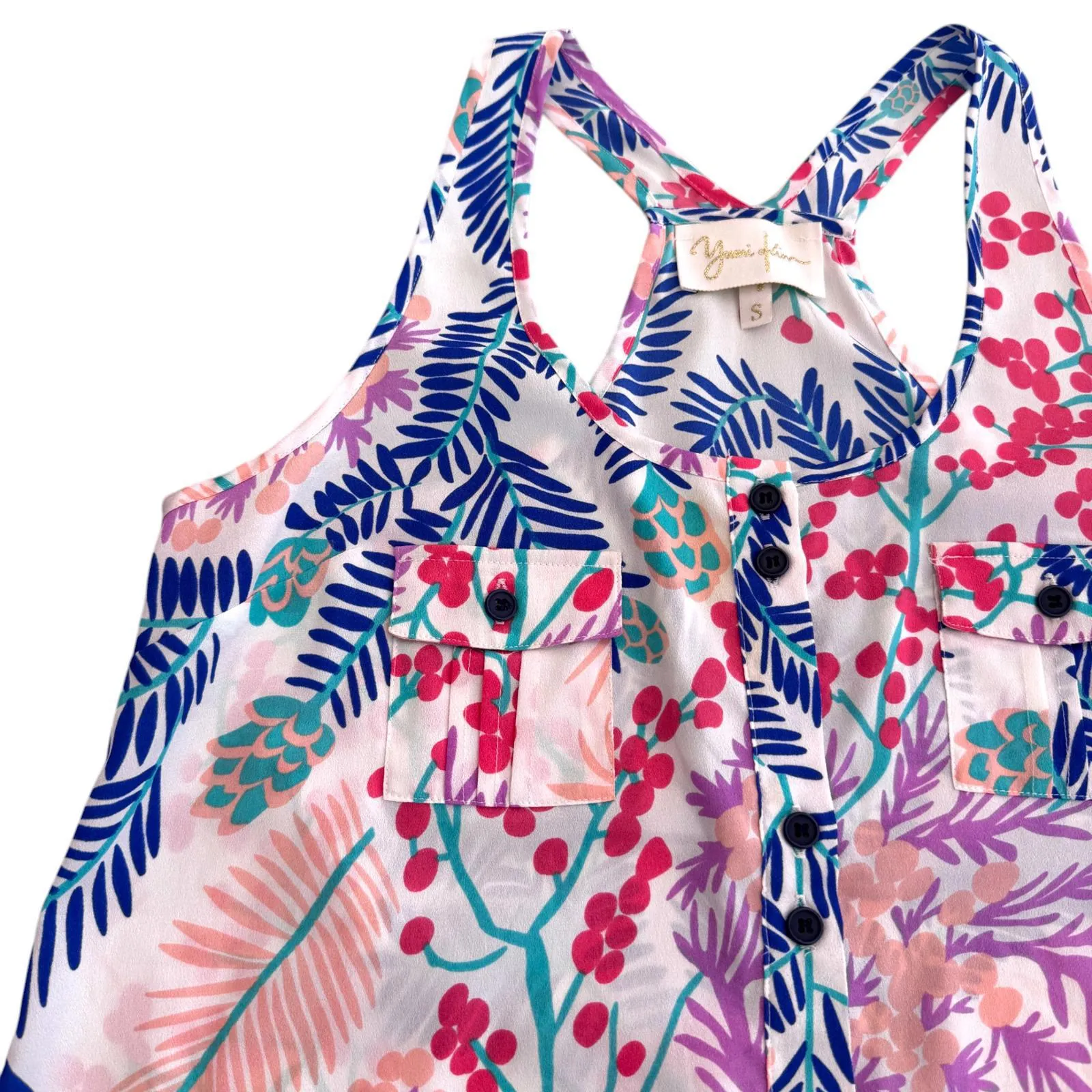 Yumi Kim Myla‎ Racerback Sleeveless Blouse Size S #SS11-37 - Image 3