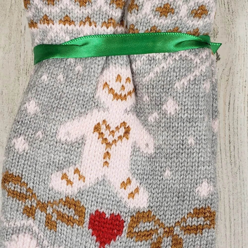 NWT Mari Clare Sherpa Lined Knit Winter Holiday Design No - Image 7