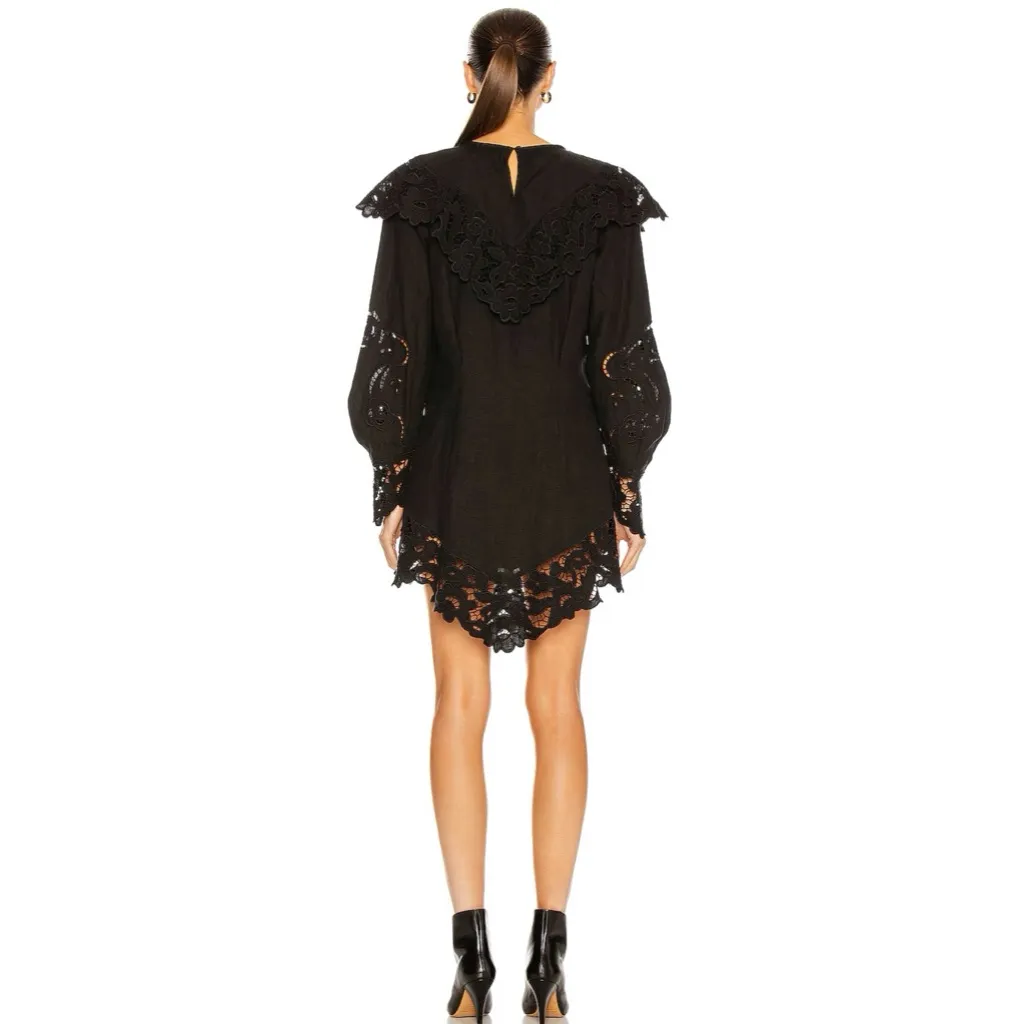 ISABEL MARANT 100% cotton linen Ellery Broderie-Anglaise Linen
Mini Dress EUC - Image 4