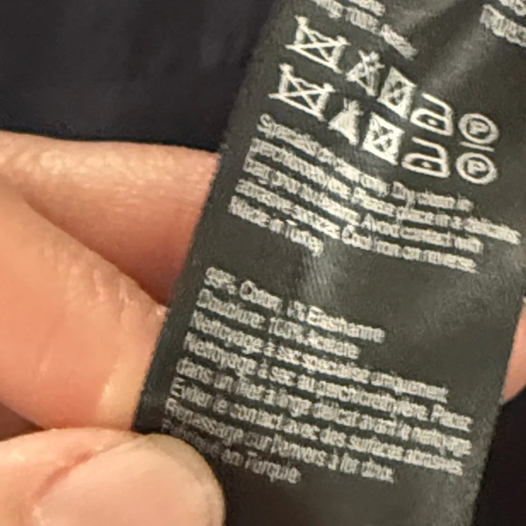 Karen Millen Midnight Buttoned Skirt Size 12  Women’s A-line Velvet - Image 8