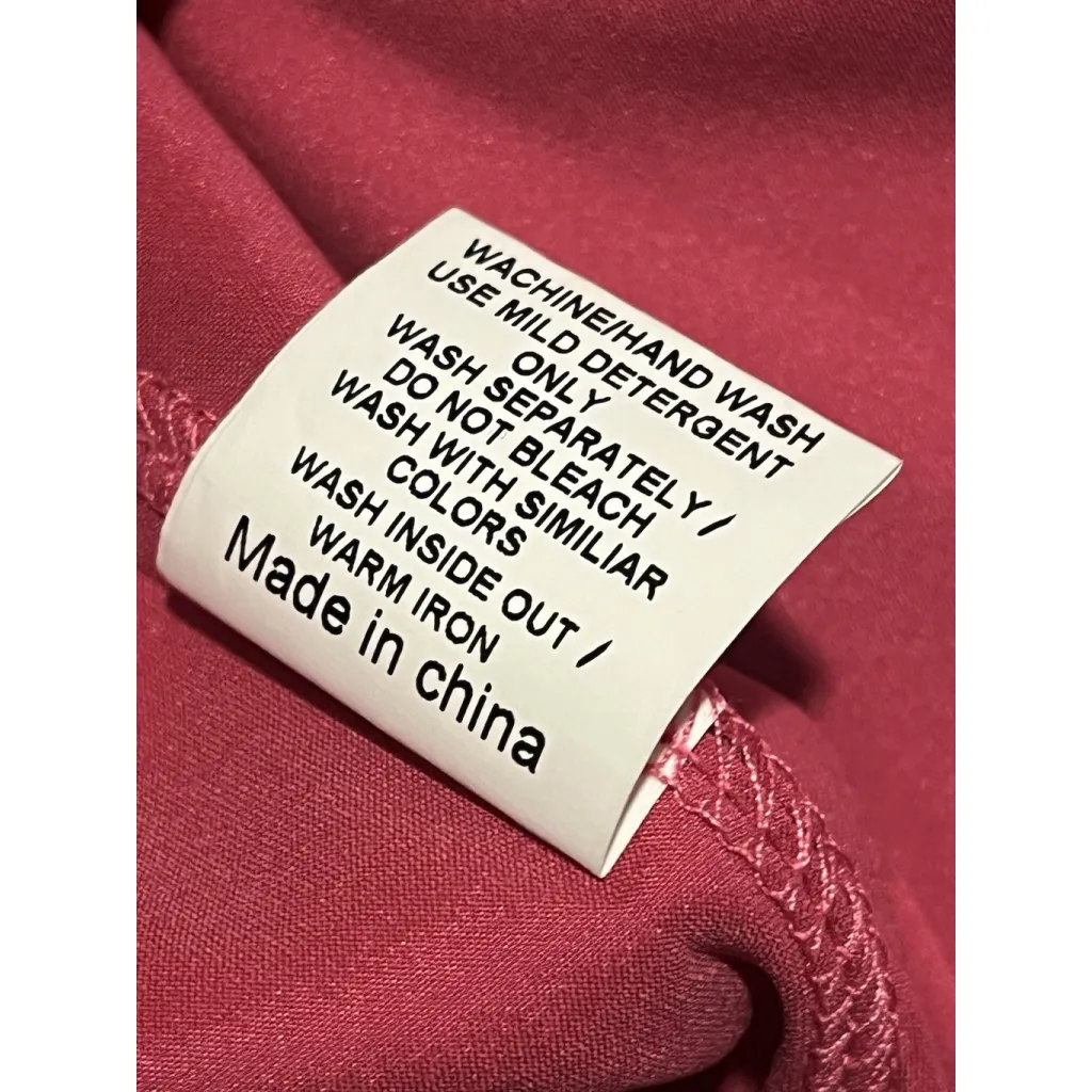 Vidussa Off Shoulder Top Womens Size L Pink Shimmer Tie Sleeve Short Sleeve NWT Size L - Image 9