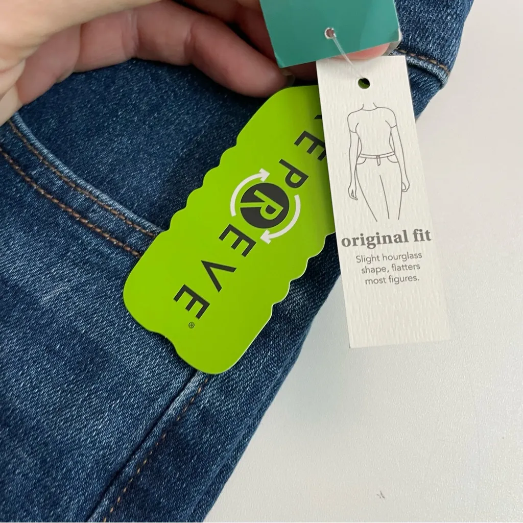 Maurices M Jeans Slim Straight Ankle Original Fit Mid Rise Super Stretch Blue - Image 7