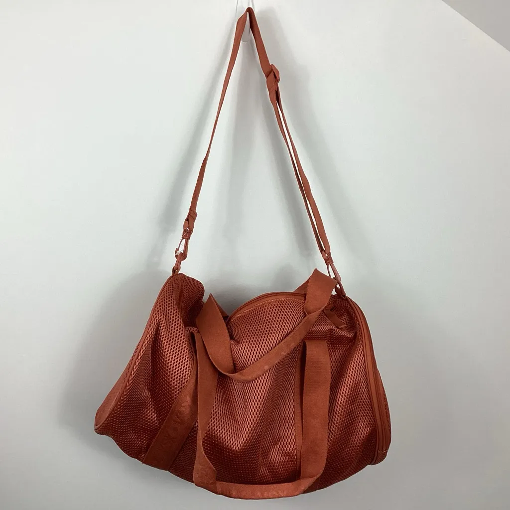 Victoria's Secret VSX Mesh Duffle Bag Orange - Image 7