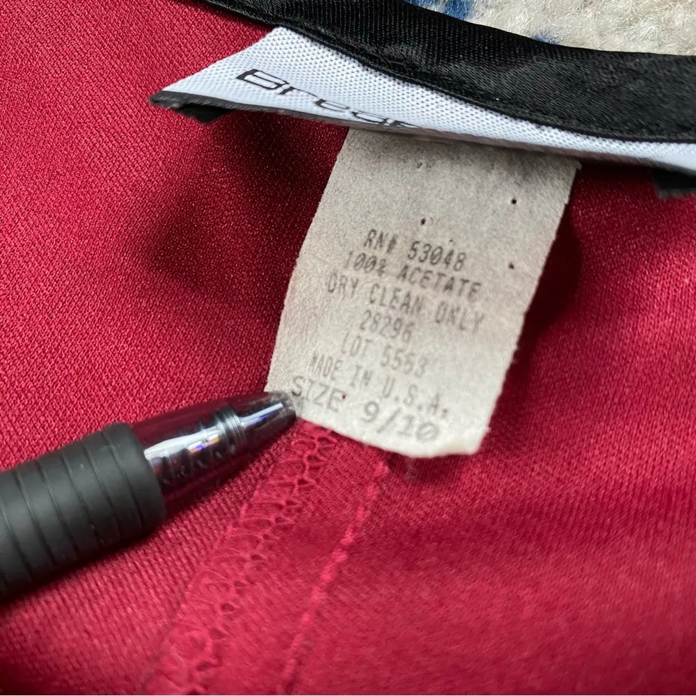 Vintage 90s Breakin’ Loose Burgundy Lace Dark Romance Gothic Glam Maxi Dress Black Size undefined - Image 10