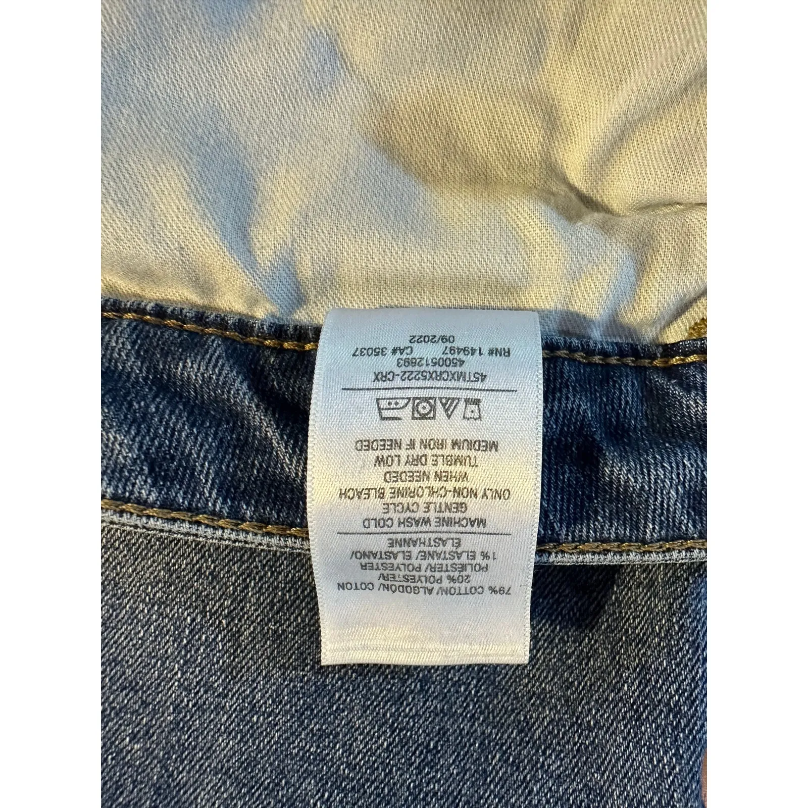 Joe's Jeans Women's‎ Straight Fit Cropped Blue Jeans Size 32 Frayed Hem - Image 5