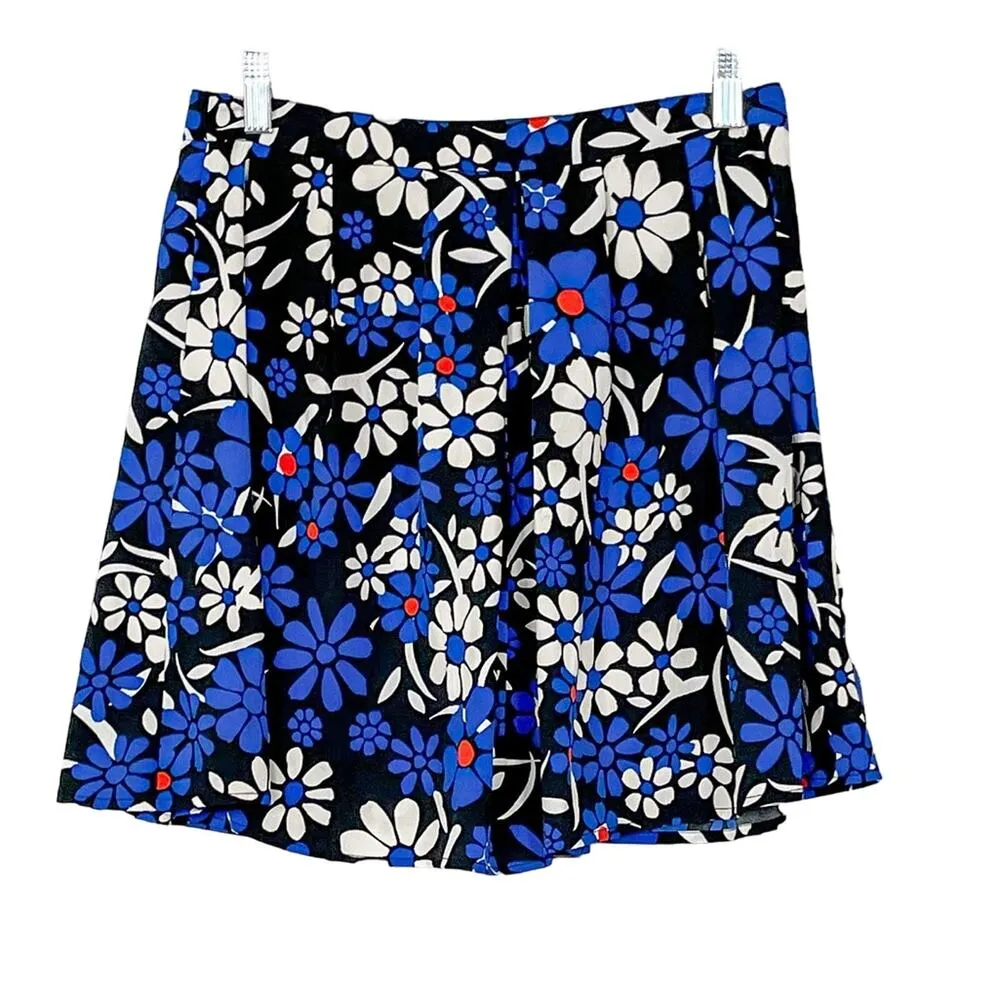 Walter Baker Tory Starry Night Floral Mini Skirt, EUC, Size 10, MSRP $188 - Image 4