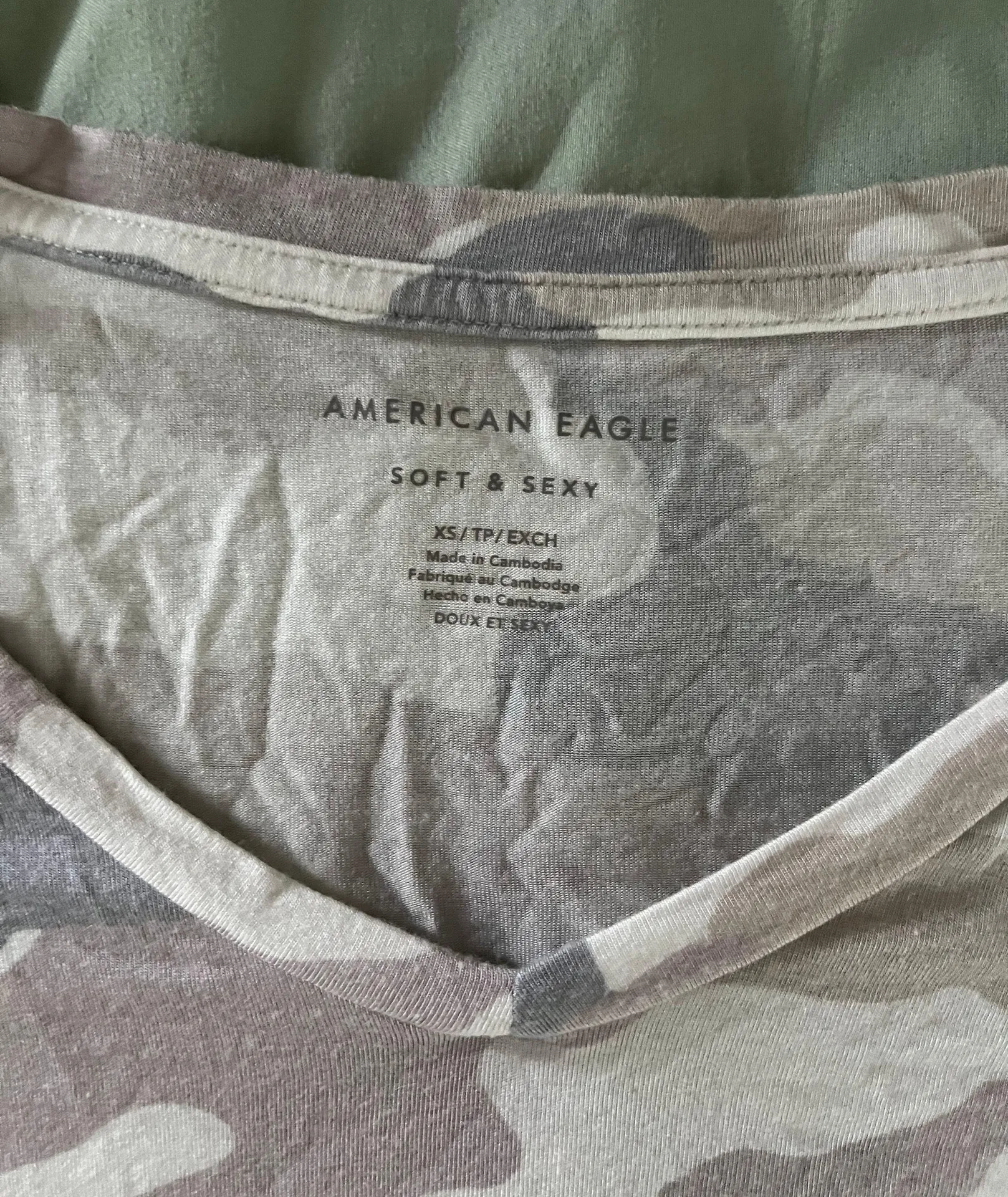 Outfitters Camo Soft Sexy Shirt - Image 2