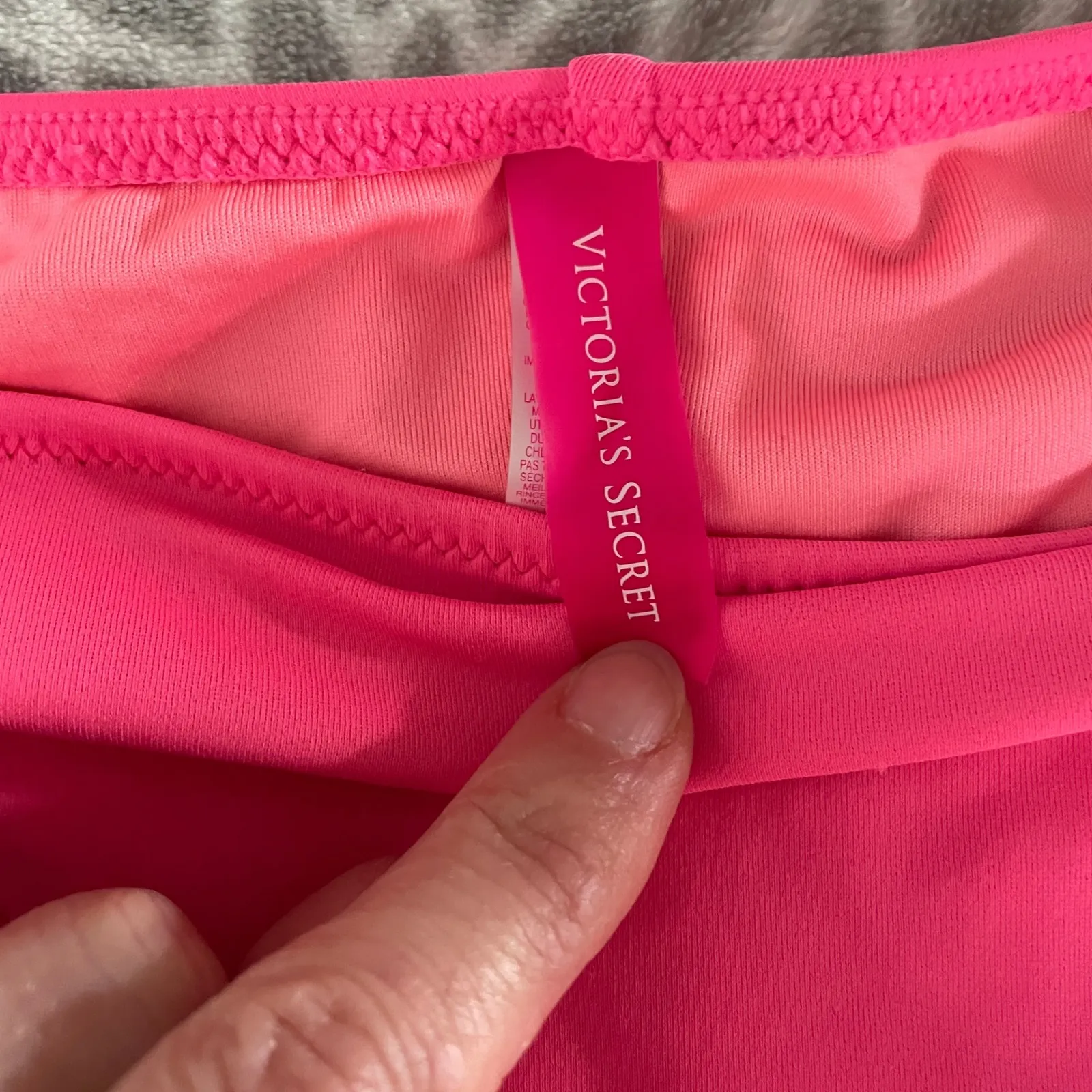 Victoria's Secret Swim Bikini Bottoms size Small Braided Sides Cheeky Vacation - Image 4