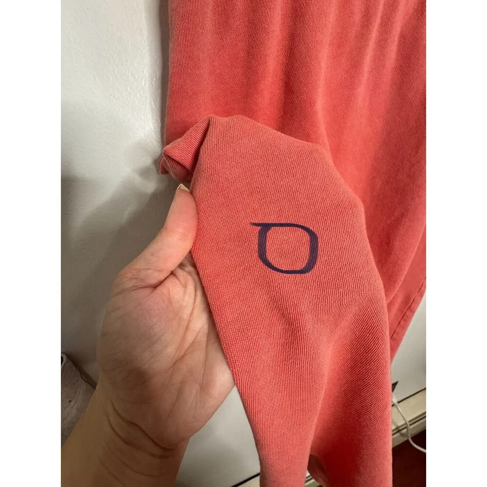 Old Navy Washed Coral Short Sleeve Sporty Sweatshirt Midi Dress Size XS - Image 5