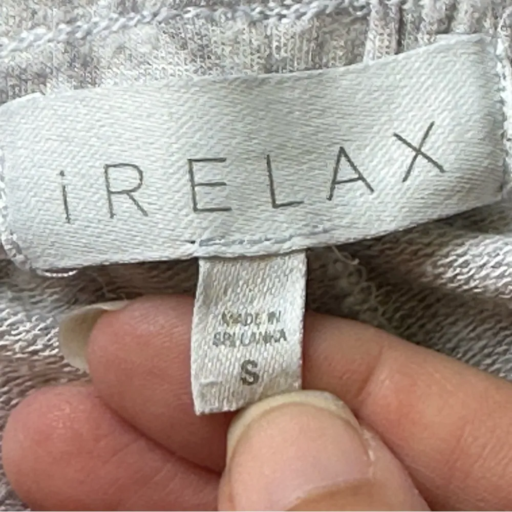 iRelax speckled gray pull on rayon blend lounge shorts women S - Image 7