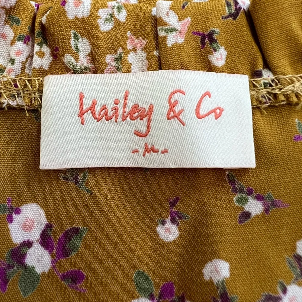 Hailey & Co Floral Print Blouse - Size M - Image 8